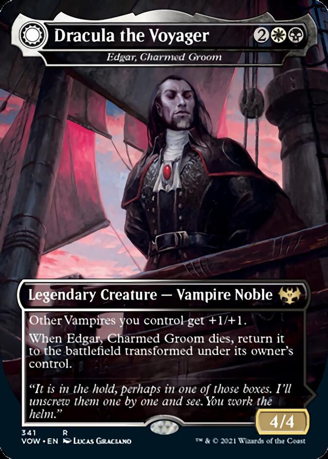 Edgar, Charmed Groom // Edgar Markov's Coffin - Dracula the Voyager // Casket of Native Earth [Innistrad: Crimson Vow] | Enigma On Main