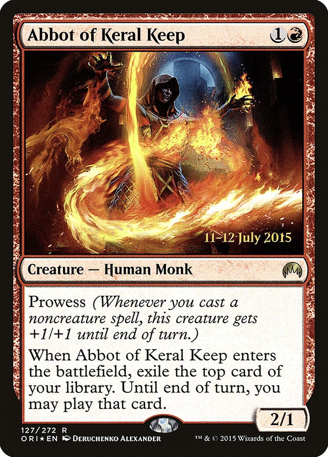 Abbot of Keral Keep [Magic Origins Prerelease Promos] | Enigma On Main
