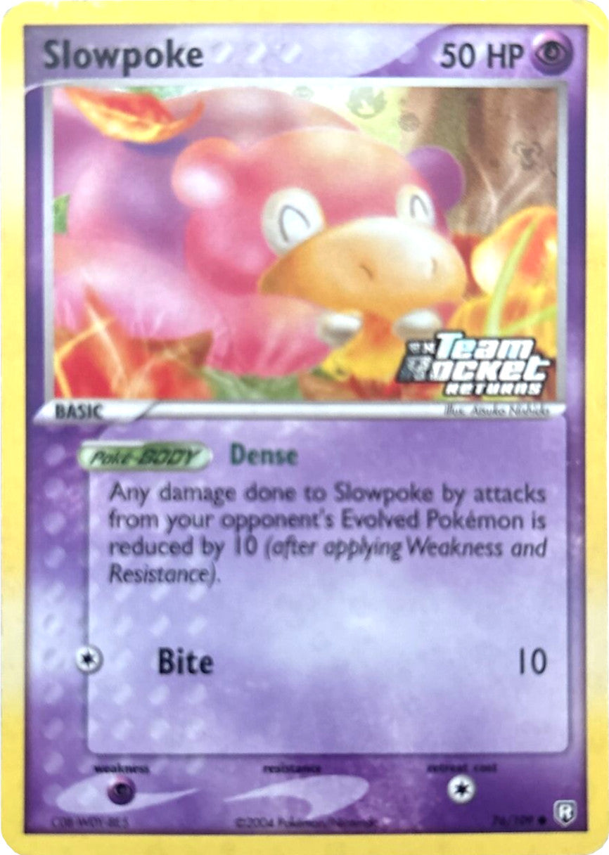 Slowpoke (76/109) (Stamped) [EX: Team Rocket Returns] | Enigma On Main