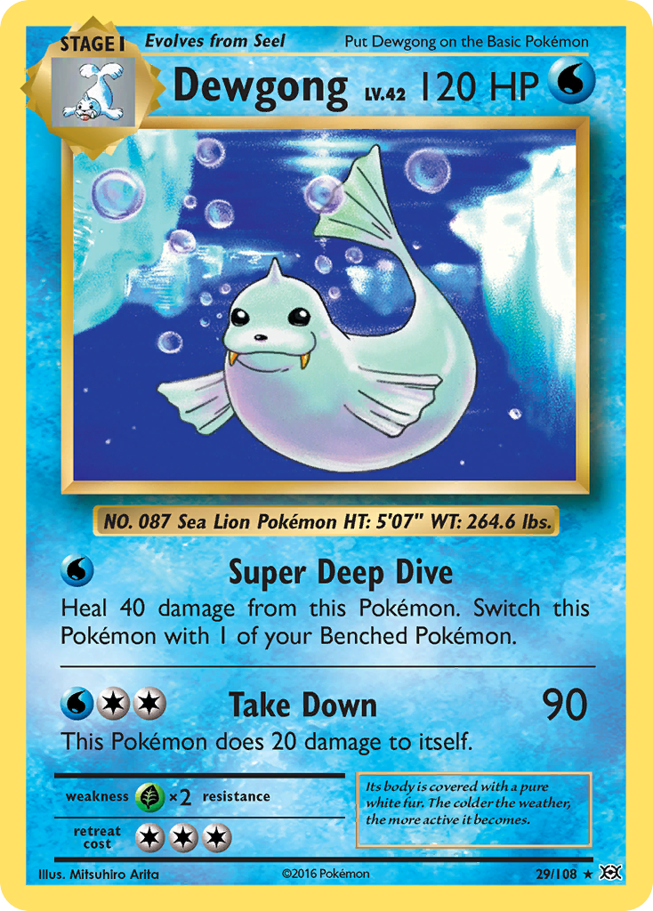 Dewgong (29/108) [XY: Evolutions] | Enigma On Main