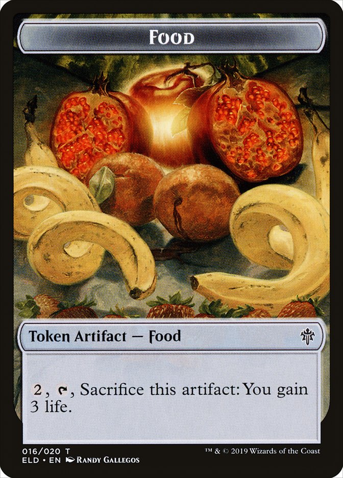 Food (016/020) [Throne of Eldraine Tokens] | Enigma On Main