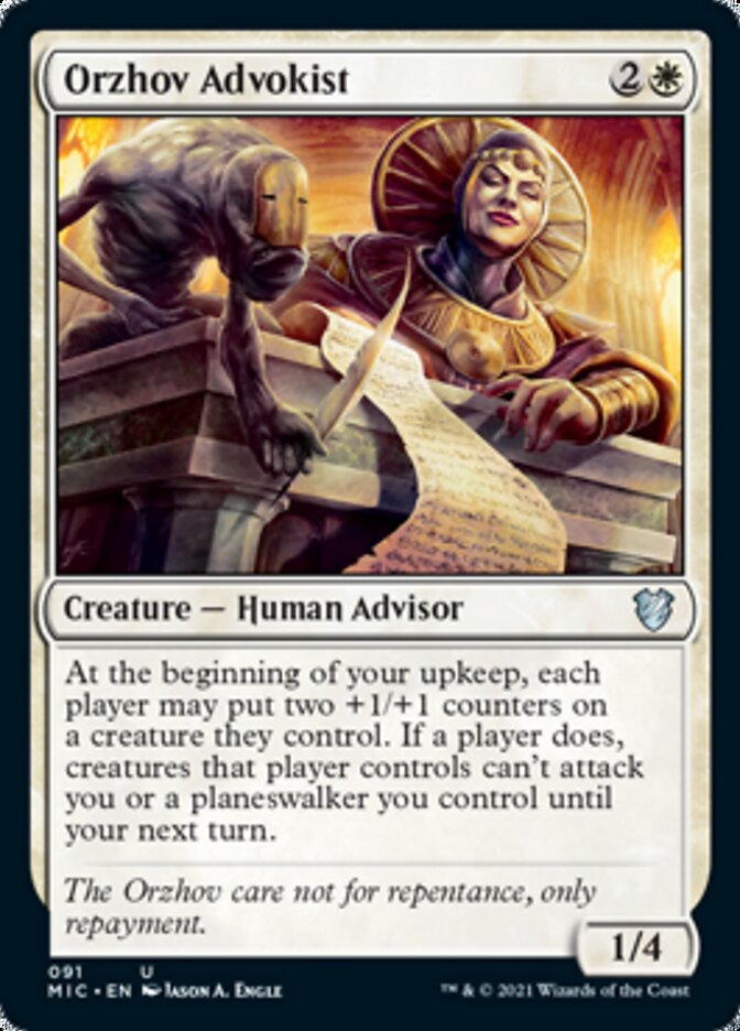 Orzhov Advokist [Innistrad: Midnight Hunt Commander] | Enigma On Main