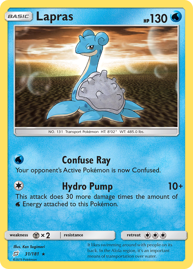 Lapras (31/181) [Sun & Moon: Team Up] | Enigma On Main