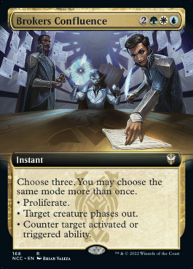 Brokers Confluence (Extended Art) [Streets of New Capenna Commander] | Enigma On Main