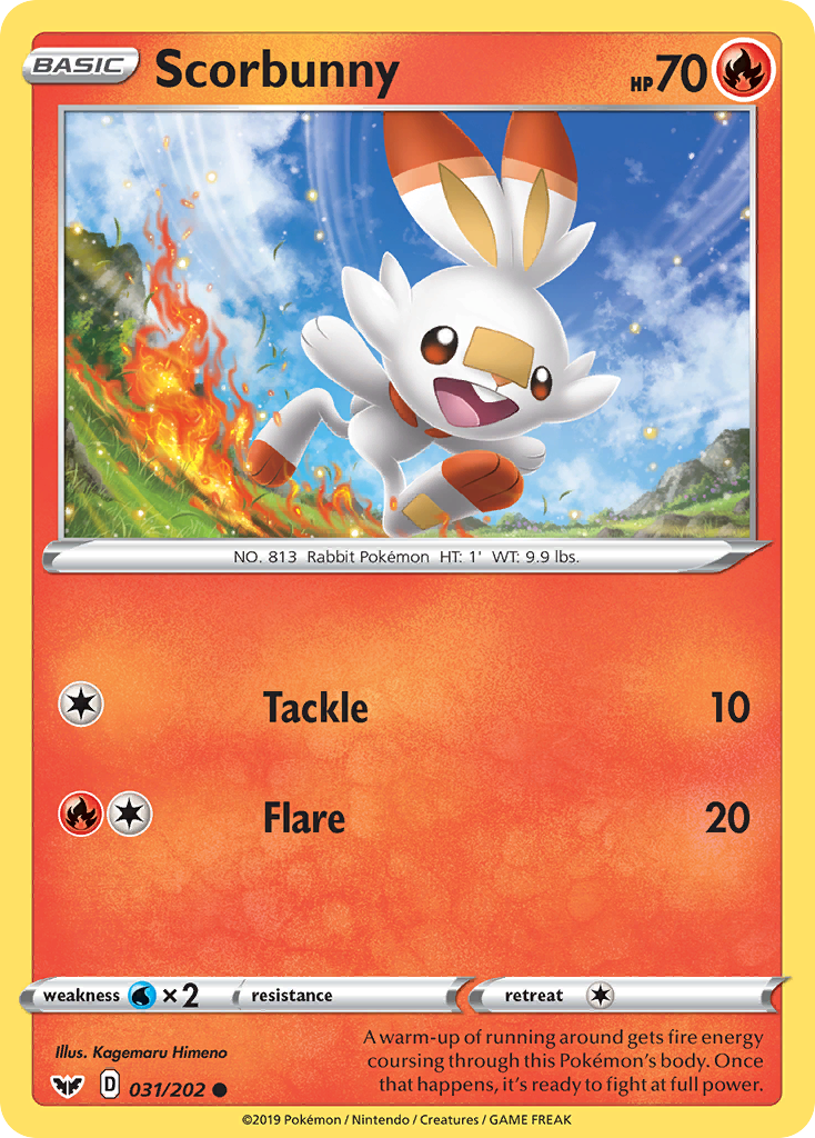 Scorbunny (031/202) [Sword & Shield: Base Set] | Enigma On Main