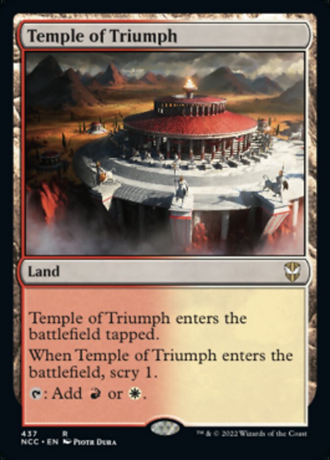 Temple of Triumph [Streets of New Capenna Commander] | Enigma On Main