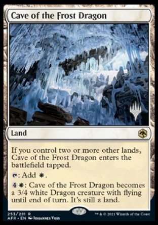 Cave of the Frost Dragon (Promo Pack) [Dungeons & Dragons: Adventures in the Forgotten Realms Promos] | Enigma On Main