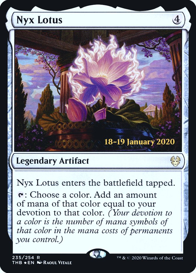 Nyx Lotus [Theros Beyond Death Prerelease Promos] | Enigma On Main