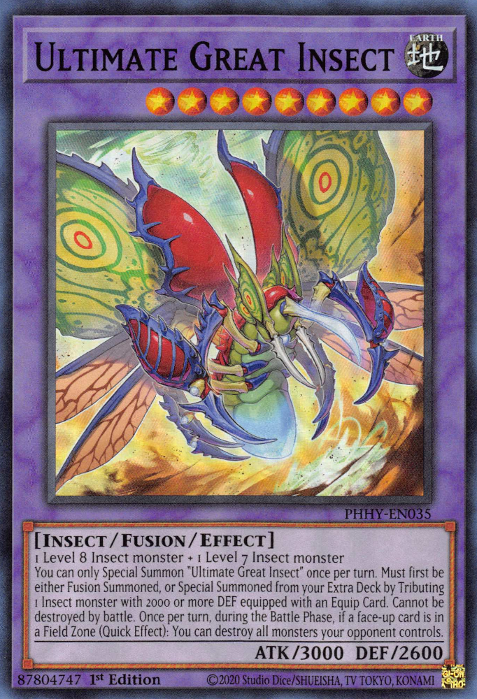 Ultimate Great Insect [PHHY-EN035] Super Rare | Enigma On Main