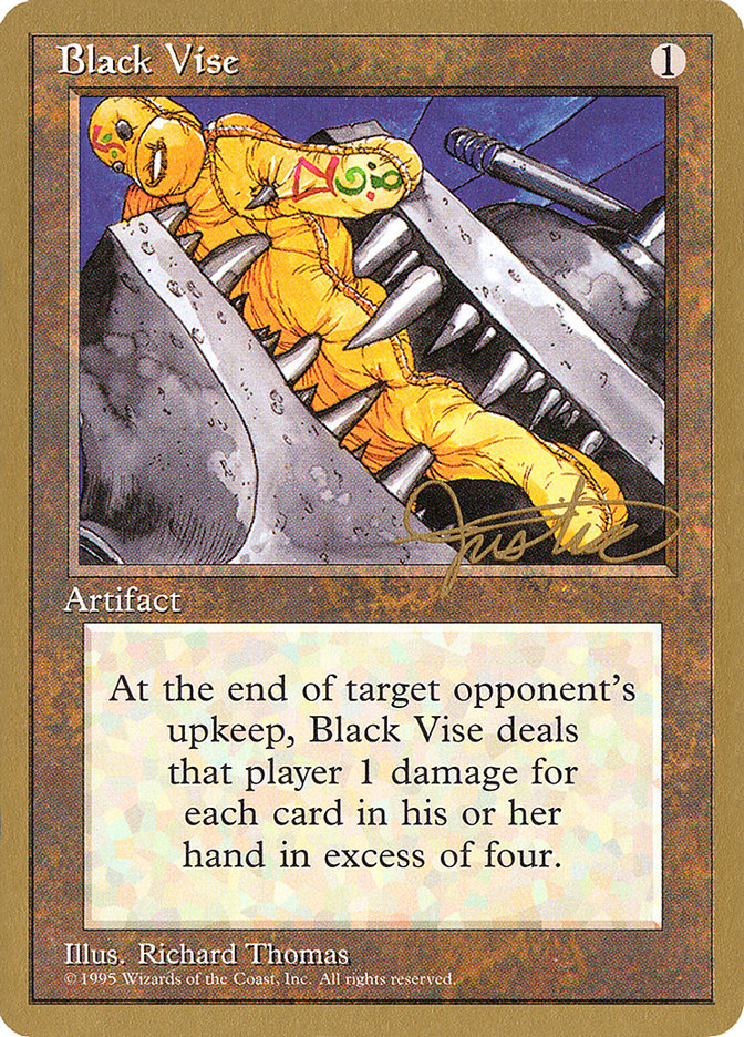 Black Vise (Mark Justice) [Pro Tour Collector Set] | Enigma On Main