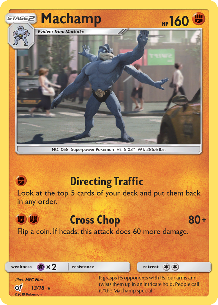 Machamp (13/18) [Sun & Moon: Detective Pikachu] | Enigma On Main