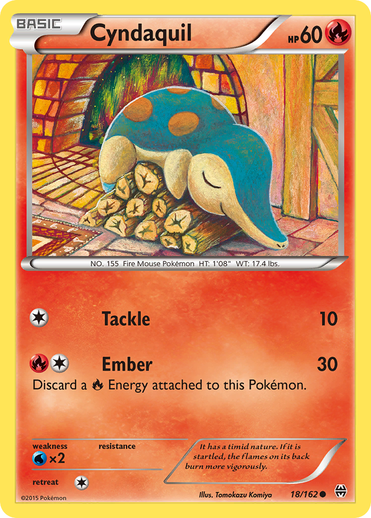 Cyndaquil (18/162) [XY: BREAKthrough] | Enigma On Main