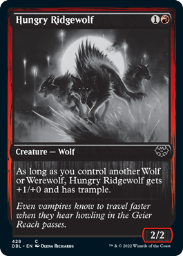 Hungry Ridgewolf [Innistrad: Double Feature] | Enigma On Main