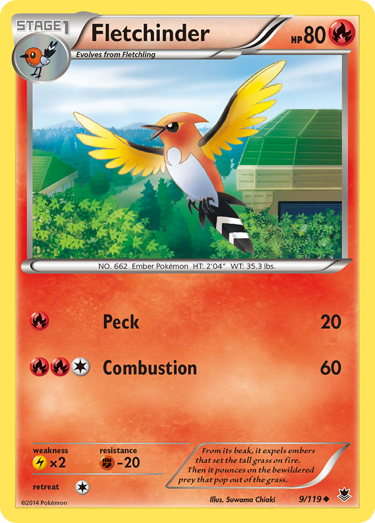 Fletchinder (9/119) [XY: Phantom Forces] | Enigma On Main