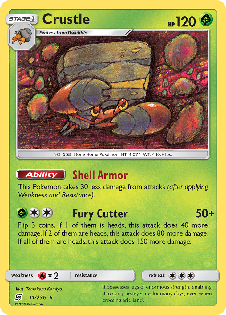 Crustle (11/236) [Sun & Moon: Unified Minds] | Enigma On Main