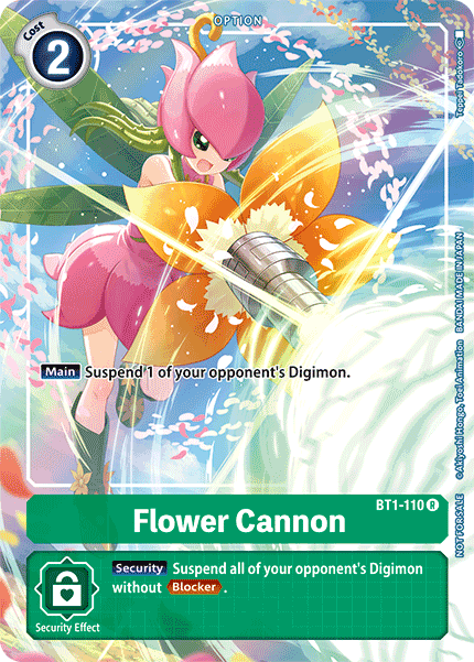 Flower Cannon [BT1-110] (Tamer's Evolution Box) [Release Special Booster Ver.1.0 Promos] | Enigma On Main