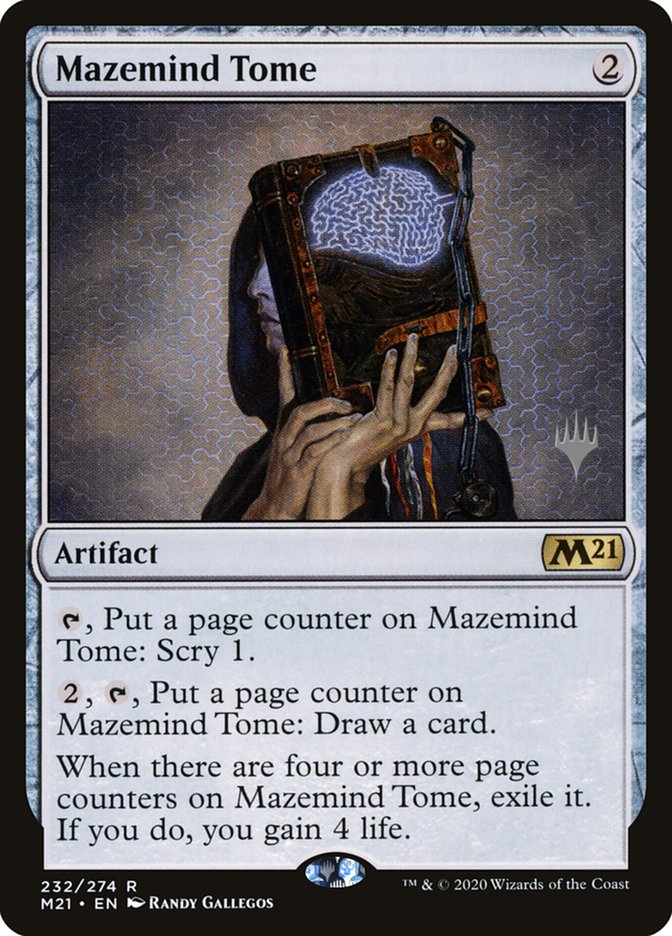 Mazemind Tome (Promo Pack) [Core Set 2021 Promos] | Enigma On Main