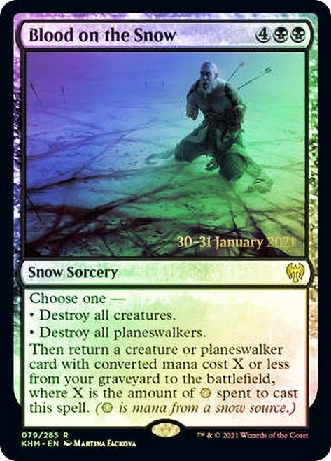 Blood on the Snow  [Kaldheim Prerelease Promos] | Enigma On Main