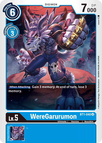 WereGarurumon [BT1-040] [Release Special Booster Ver.1.0] | Enigma On Main