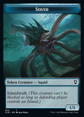 Squid // Copy Double-sided Token [Commander Legends: Battle for Baldur's Gate Tokens] | Enigma On Main