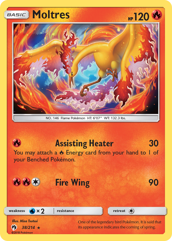 Moltres (38/214) [Sun & Moon: Lost Thunder] | Enigma On Main