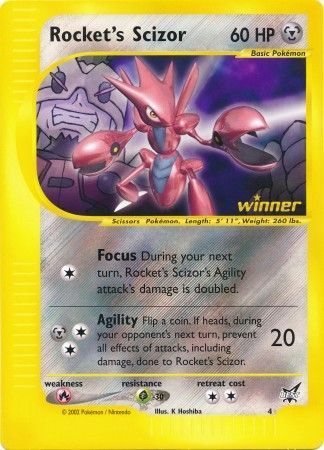 Rocket's Scizor (4) (Jumbo Card) [Best of Promos] | Enigma On Main