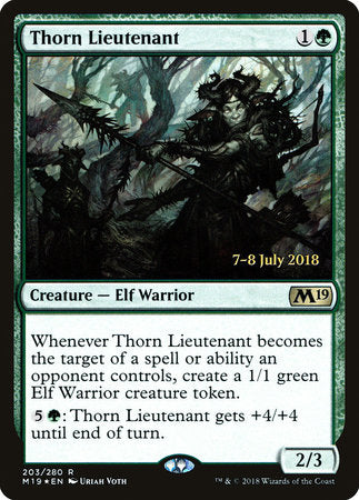 Thorn Lieutenant [Core Set 2019 Promos] | Enigma On Main