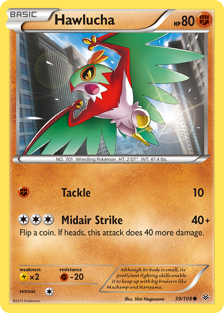 Hawlucha (39/108) [XY: Roaring Skies] | Enigma On Main