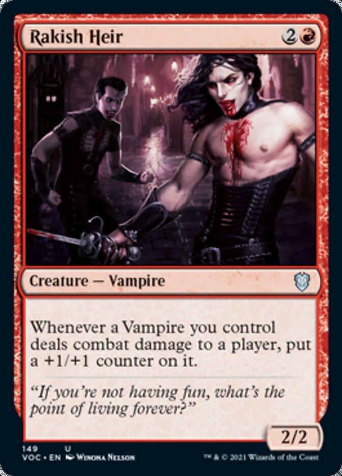 Rakish Heir [Innistrad: Crimson Vow Commander] | Enigma On Main