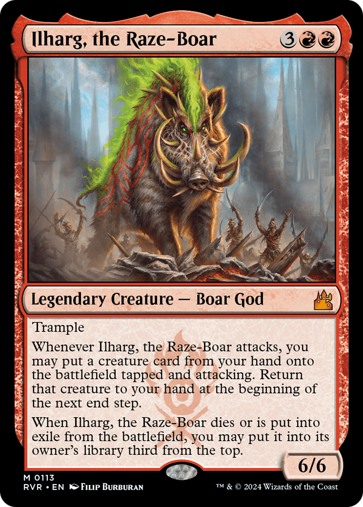 Ilharg, the Raze-Boar [Ravnica Remastered] | Enigma On Main