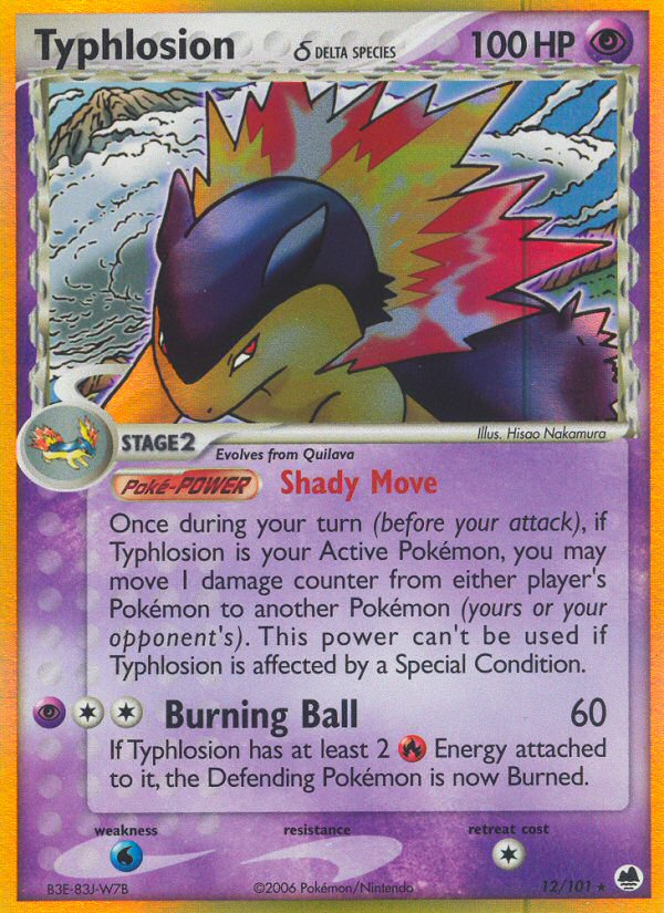 Typhlosion (12/101) (Delta Species) [EX: Dragon Frontiers] | Enigma On Main