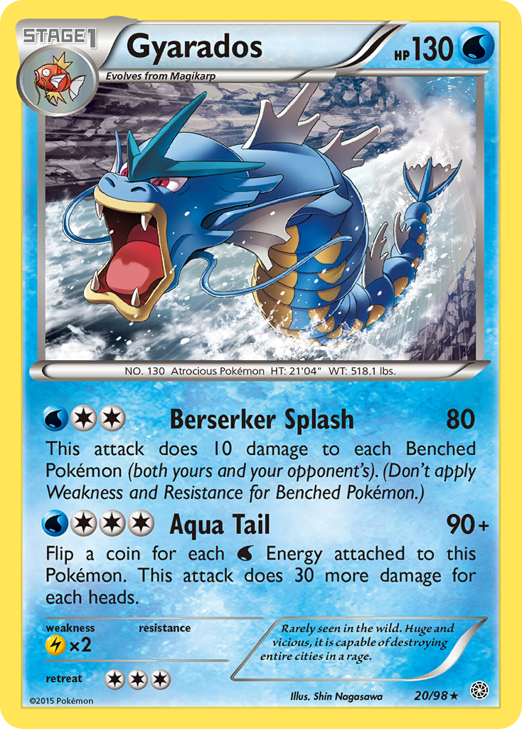 Gyarados (20/98) [XY: Ancient Origins] | Enigma On Main