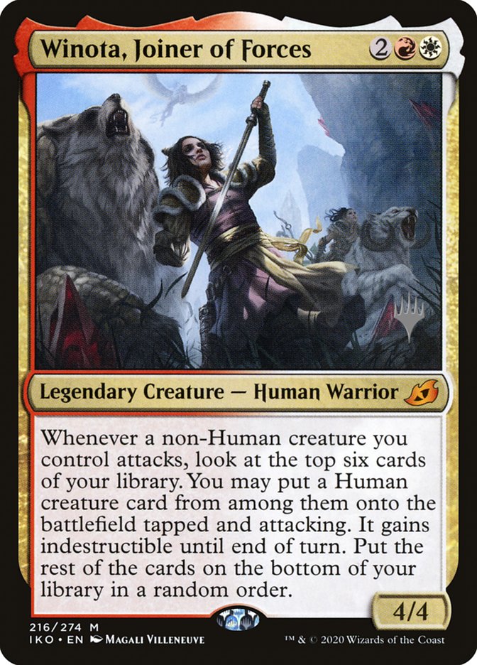 Winota, Joiner of Forces (Promo Pack) [Ikoria: Lair of Behemoths Promos] | Enigma On Main