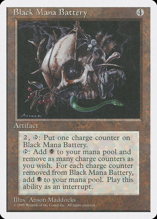 Black Mana Battery [Fourth Edition] | Enigma On Main