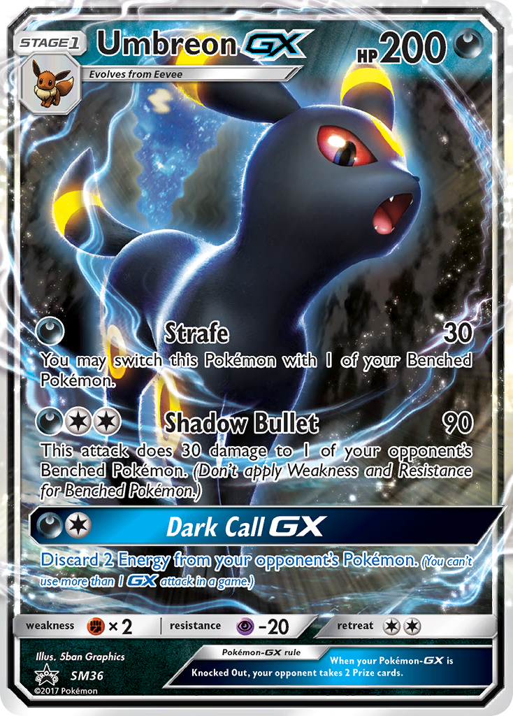 Umbreon GX (SM36) [Sun & Moon: Black Star Promos] | Enigma On Main