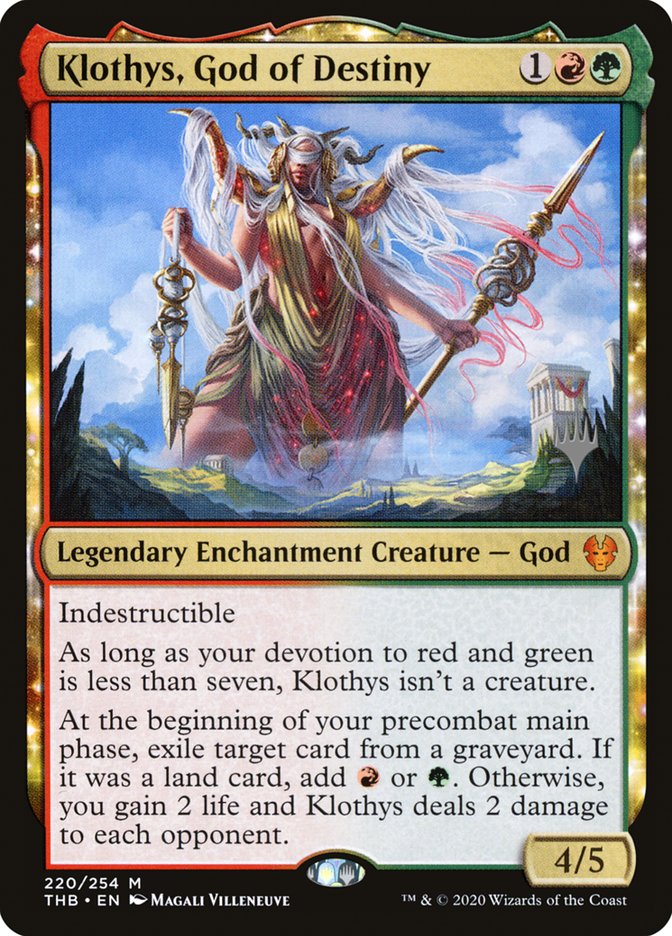 Klothys, God of Destiny (Promo Pack) [Theros Beyond Death Promos] | Enigma On Main