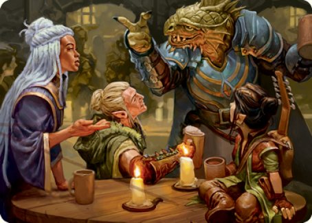 You Meet in a Tavern Art Card [Dungeons & Dragons: Adventures in the Forgotten Realms Art Series] | Enigma On Main