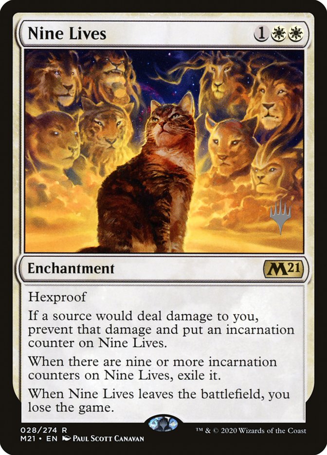 Nine Lives (Promo Pack) [Core Set 2021 Promos] | Enigma On Main