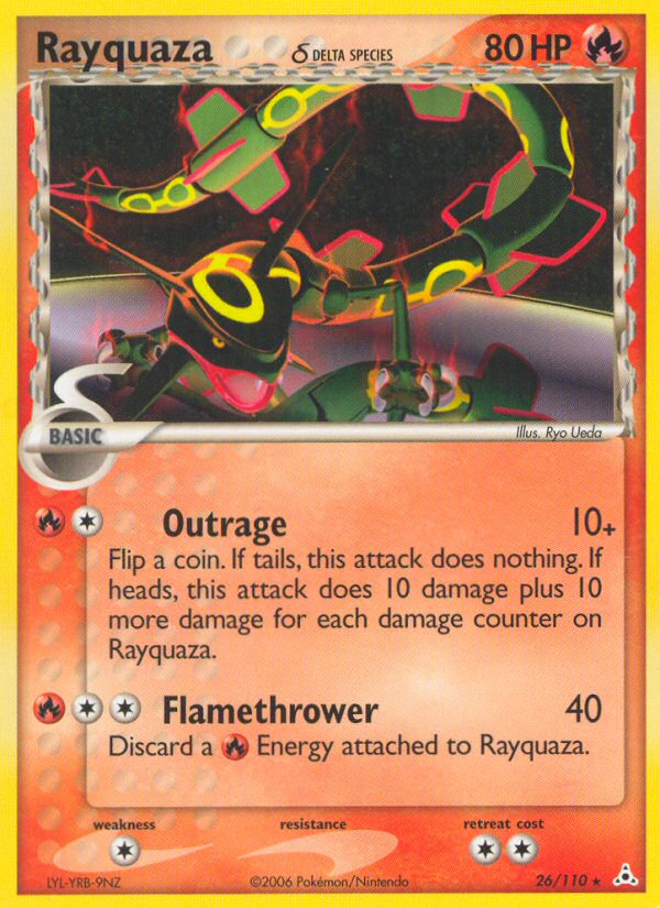 Rayquaza (26/110) (Delta Species) [EX: Holon Phantoms] | Enigma On Main