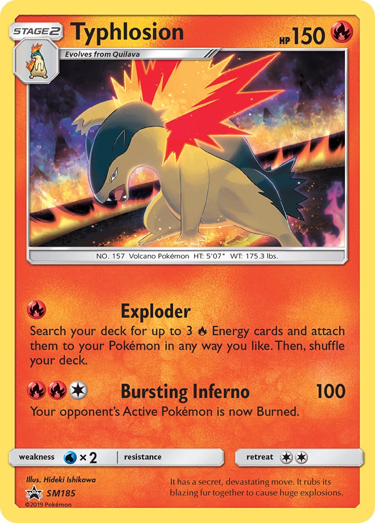 Typhlosion (SM185) [Sun & Moon: Black Star Promos] | Enigma On Main