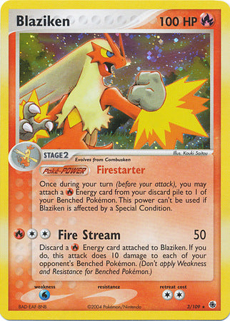 Blaziken (3/109) (Cosmos Holo) [EX: Battle Stadium] | Enigma On Main