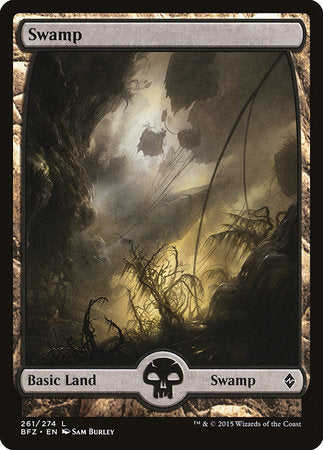 Swamp (261) - Full Art [Battle for Zendikar] | Enigma On Main