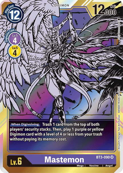 Mastemon [BT3-090] (Alternate Art) [Release Special Booster Ver.1.5] | Enigma On Main