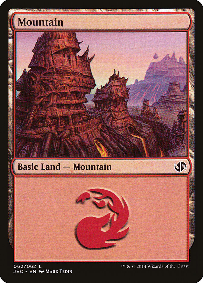 Mountain (62) [Duel Decks Anthology] | Enigma On Main