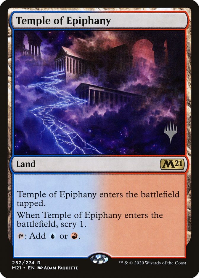 Temple of Epiphany (Promo Pack) [Core Set 2021 Promos] | Enigma On Main