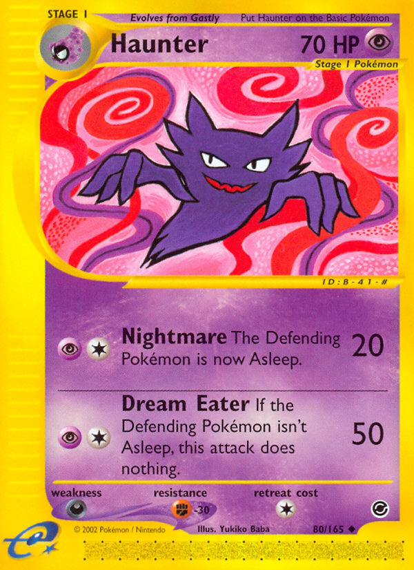 Haunter (80/165) [Expedition: Base Set] | Enigma On Main