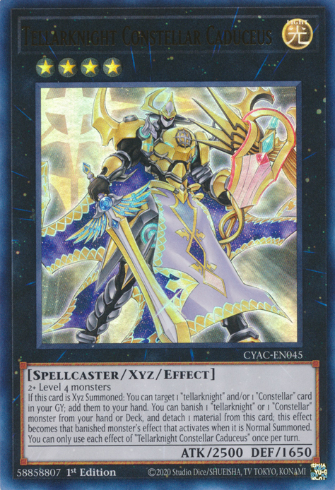 Tellarknight Constellar Caduceus [CYAC-EN045] Ultra Rare | Enigma On Main