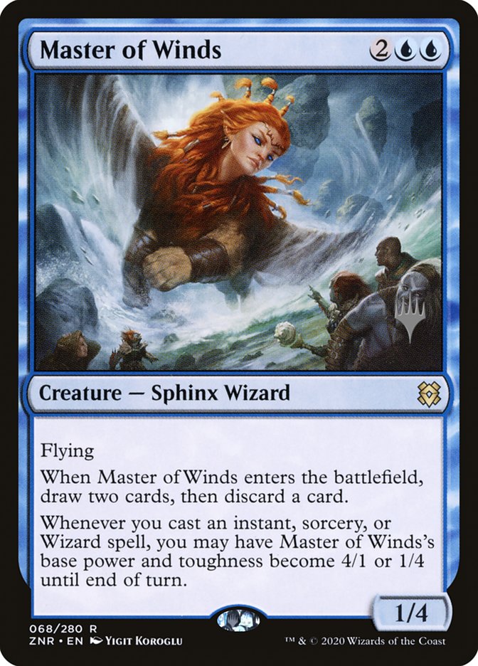 Master of Winds (Promo Pack) [Zendikar Rising Promos] | Enigma On Main