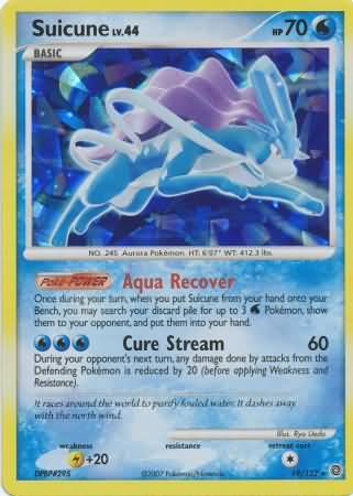 Suicune (19/132) (Cracked Ice Holo) [Diamond & Pearl: Secret Wonders] | Enigma On Main