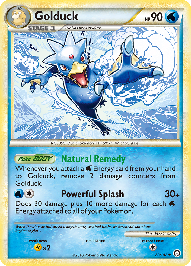 Golduck (22/102) [HeartGold & SoulSilver: Triumphant] | Enigma On Main